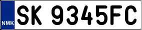 Truck License Plate